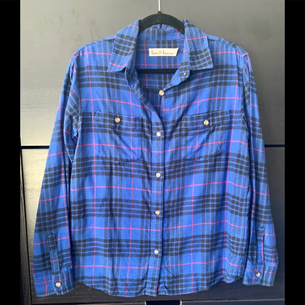 Women’s Hanna Andersson flannel shirt